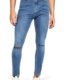 FIND Herren Skinny Jeans Super Skinny Knee Slit Jean NEWST059, Gr. W44/L32, Blau (Vintage Wash)
