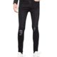 find. Herren Super Skinny Jeans mit mittlerem Bund und Distressed-Look