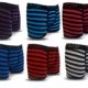 Gestreifte Kato Designer-Boxershorts für Herren mit bequemer Passform, 6 Stück