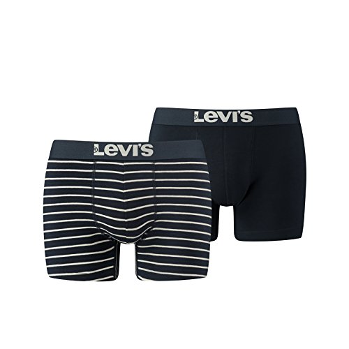 Levi's Herren Levis 200sf Vintage Stripe 0312 Boxer Brief Boxershorts (2er Pack)